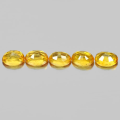 Yellow Sapphire 0.26Ct. Oval 4.1 x 3 mm.  Natural Gemstone