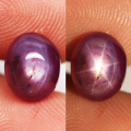 5.24Ct. Unheated Ruby Natural 6 Rays Star Oval Cabochon Top Blood Red Madagascar