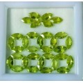GREEN PERIDOT 10X5 MM MARQUISE CUT FACETED LOOSE AAA GEMSTONE