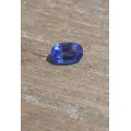 Purplish Blue Tanzanite 0.55Ct.Ravishing Color & Full Sparkling! Natural Tanzania