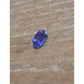 Purplish Blue Tanzanite 0.55Ct.Ravishing Color & Full Sparkling! Natural Tanzania