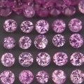 Pink Sapphire 0.073Ct Round Diamond Cut 1Pcs.2.2/2.5mm.Beautiful Color!
