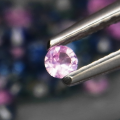 0.050Ct Sapphire Round Diamond Cut 2.1 mm.Pink & Blue Colour
