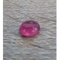 2.93Ct. Ruby Natural Oval Cabochon Top Blood Red