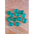 Green Onyx 8x10mm Pear  Brilliant gemstone  2.50/2.80cts