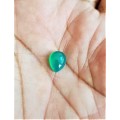 Green Onyx 4.89cts Pear Cabochon Brilliant gemstone 10x12mm