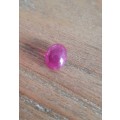 4.98Ct. Ruby Natural Oval Cabochon Pinkish Red Color Fabulous Mozambique