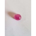 6.92Ct. Ruby Oval  Cabochon Pinkish Red Color