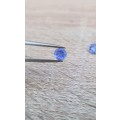 Purplish Blue Tanzanite 5.5mm.0.65/0.75cts Round Ravishing Colour Natural