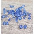 Purplish Blue Tanzanite 5.5mm.0.65/0.75cts Round Ravishing Colour Natural