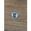 Topaz Swiss Blue 4.94 Ct. Round Shape 10mm.  Natural Gemstones