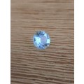 Topaz Swiss Blue 3.69 Ct. Round Shape 10mm.  Natural Gemstones