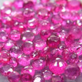 **Top Purplish Pink** Ruby  0.028Ct Round 1.4-2 mm. Rare! Thailand