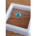 "CERTIFIED" Diamond  0.55Cts   Round Sky Blue Loose Natural Diamond