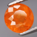 2.34Ct. Fanta Orange Spessartite Garnet Round 7.4mm Ravishing Color! Namibian