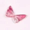 Tourmaline Carved Butterfly Wings  1.60 Carat Attractive Color! Natural Gemstone