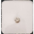 1.05Ct Certified SI Champagne Sparky Light Yellow Round Natural Diamond