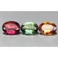 1.85Ct. Tourmaline Natural Oval Green Golden Pink Good Color Attractive! Nigeria