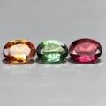 1.85Ct. Tourmaline Natural Oval Green Golden Pink Good Color Attractive! Nigeria