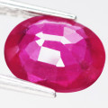 2.45Ct. Ruby Heated Natural Oval Facet Red Sparkling&Good Color! Madagascar