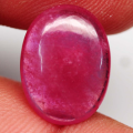 8.23Ct. Ruby Oval Cabochon Pinkish Red Color Good Sparkling! Madagascar
