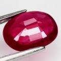 2.56 Ct. Ruby Oval Facet Top Blood Red Captivating Natural