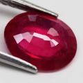 2.19 Ct. Ruby Oval Facet Top Blood Red Natural