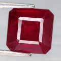 3.89Ct. Ruby Scissor Cut Red Good Sparkling! Natural