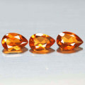 1.14Ct. Spessartine Garnet Pear Golden Orange Dazzling Untreated Natural