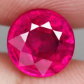 1.66Ct. Ruby  Round Facet Red Sparkling & Good Color! Madagascar