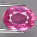 1.81Ct.     Ruby Oval Redish Pink Heated Natural