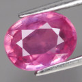 1.81Ct.     Ruby Oval Redish Pink Heated Natural