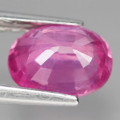 1.81Ct.     Ruby Oval Redish Pink Heated Natural