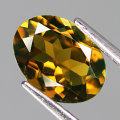 1.21Ct. Tourmaline Oval Golden DAZZLING Untreated Natural