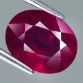 2.32Ct. Ruby  Oval Facet **Blood Red** Sparkling & Good Color!