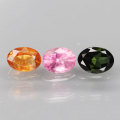 2.11Ct. Tourmaline Oval Green & Pink Untreated Natural