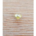 0.73Cts DIAMOND ROUND CUT SI1 VIVID YELLOW `CERTIFIED` SPARKLING  COLOR NATURAL