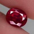 3.44Ct. Natural Oval Red Ruby Mozambique,Africa Precious Gem