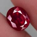 3.44Ct. Natural Oval Red Ruby Mozambique,Africa Precious Gem