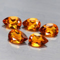 1.80Ct. Spessartine Garnet Pear Golden Orange Dazzling Untreated Natural