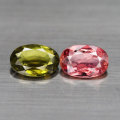 1.81Ct. Tourmaline Oval Green & Pink Untreated Natural