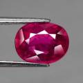 2.05Ct. Ruby Pinkish Red Oval Gem Good Quality Good Sparking! Natural