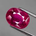 2.05Ct. Ruby Pinkish Red Oval Gem Good Quality Good Sparking! Natural