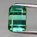 1.61Ct. Green Tourmaline Emerald Cut Nigeria Natural