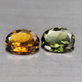 1.74Ct. Tourmaline Oval Green & Gold  Mozambique Gorgeous For JewelryNatural