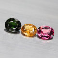1.78Ct. Tourmaline Oval Pink,Green & Yellow Natural  Africa Ravishing For Jewelry