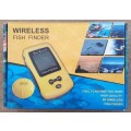 Portable 40m wireless Sonar Sensor LCD Fish Finder Depth Locator Echo Sounder