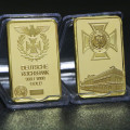 Deutsche Reichsbank 999/1000 Gold clad Bar-Souvenir  Bar