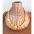 19` Beautiful Genuine Baltic Amber **Egg York**Cleopatra Choker Necklace for Woman