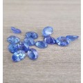 Purplish Blue Tanzanite 1Pcs Oval 4x6MM. Ravishing Colour & Full Fire!